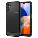 Cover Spigen Rugged Armor Galaxy A14 5G MATTE Nero Case