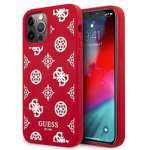 Cover GUESS Apple iPhone 12 Pro Max Peony Collection Red Hardcase