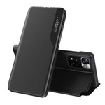 Eco Leather View Case elegante custodia con flip cover e funzione stand Xiaomi Redmi Note 11 Pro+ 5G (Cina) / 11 Pro 5G (Cina) / Mi11i HyperCharge / Poco X4 NFC 5G nero
