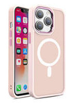 Custodia Color Matte magnetica per iPhone 15 Pro - rosa