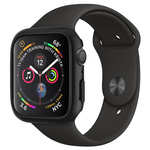 Cover SPIGEN Apple Watch 4 / 5 / 6 / SE (44mm) Thin Fit Black Black Case