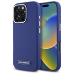Etui Karl Lagerfeld iPhone 16 Pro Max 6.9" niebieski/blue hardcase FW Metal Plate MagSafe