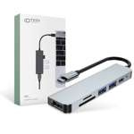 TECH-PROTECT V4-HUB ADATTATORE 6IN1 GRIGIO
