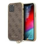 Cover GUESS Apple iPhone 12 Pro Max 6.7 4G Charms Collection GUHCP12LGF4GBR Brown Hardcase 