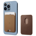 Spigen Valentinus MagSafe Portacarte universale Magnetic Marrone