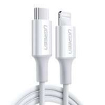 Cavo Ugreen USB Tipo C - Lightning MFI 1m 3A 18W bianco (10493)