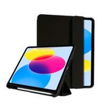 Crong FlexFolio - Cover iPad 10,9" (2022) con funzione matita Apple (nero)