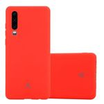 Cover Crong Soft Skin Cover Huawei P30 rosso