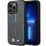 Cover BMW BMHCP14X22PVTA iPhone 14 Pro Max 6.7" Grigio/Grigio Trapuntato Tricolore