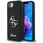 Etui Guess Fixed Glitter Big 4G do       iPhone 16e czarny