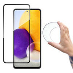 Wozinsky Full Cover Flexi Nano Glass Film Vetro temperato con cornice Samsung Galaxy A72 4G Nero