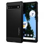 Spigen Rugged Armor Google Pixel 6a MATTE Cover NERO