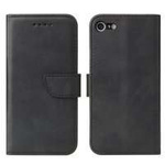 Custodia magnetica Custodia elegante Cover Flip Cover iPhone SE 2022 / SE 2020 / iPhone 8 / iPhone 7 Nero