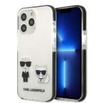 Cover Karl Lagerfeld Klhcp13xtpekcw iPhone 13 Pro Max 6.7" Hardcase Bianco/bianco Karl&amp;choupette Case