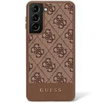 Cover Guess GUHCS23LG4GLBR S23 Ultra S918 marrone/marronecase Collezione 4G Stripe Case