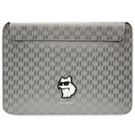 Karl Lagerfeld Sleeve KLCS14SAKHPCG 14" argento/argento Saffiano Monogram Choupette