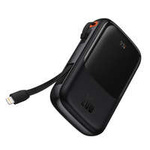 Powerbank 10000mAh 20W Baseus Qpow Pro Overseas Edition + Cavo USB C 3A - Nero