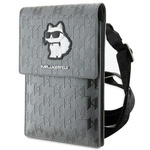 Karl Lagerfeld Borsa KLWBSAKHPCG argento/argento Saffiano Monogram Choupette