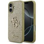 Etui Guess Fixed Glitter Big 4G do       iPhone 17 złoty