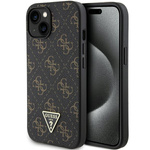 Etui Guess GUHCP15MPG4GPK iPhone 15 Plus / 14 Plus 6.7" czarny/black hardcase 4G Triangle Metal Logo Case