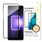 Wozinsky Full Glue Vetro temperato Vetro temperato per Realme GT Neo 5 / Realme GT3 9H Copertura a schermo intero con cornice nera