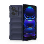 Custodia Magic Shield per Xiaomi Redmi Note 12 Pro+ cover blindata flessibile blu