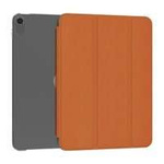 Custodia magnetica Kingxbar Business Series Smart Cover Sleep iPad Air 2020/2022 arancione