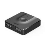 Splitter di segnale Ugreen CM430 da 2x DisplayPort (ingresso) a 1x DisplayPort (uscita) Switch 4K / 1080p nero (60622)