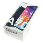 SAMSUNG Galaxy A70 Nero 128GB SM-A705/DS Custodia Originale EU 2 Pin