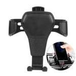 Car Holder H01 Supporto per auto a gravità nero per la griglia di ventilazione