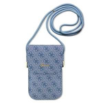 Borsa Guess GUOWBP4SNSB blu/blu 4G Metal Script Logo