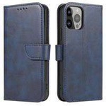 Custodia magnetica Cover per Xiaomi Redmi Note 12 Cover con supporto per portafoglio flip blu