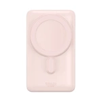 [RETURNED ITEM] Power bank Baseus Magnetic Bracket con ricarica wireless MagSafe 10000mAh 20W Overseas Edition rosa (PPCX000204) + cavo USB tipo C Baseus Xiaobai Series 60W 0.5m