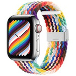 Cinturino in tessuto Cinturino per orologio 7/6 / SE / 5/4/3/2 (41 mm / 40 mm / 38 mm) Cinturino in tessuto intrecciato Multicolor (2)