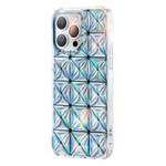 Custodia Kingxbar Miya Series per iPhone 14 Plus cover posteriore cover laser colore