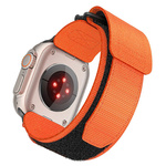 Pasek do Apple Watch Forcell F-Design FA05 rzep nylon 38 / 40 / 41 mm pomarańczowy
