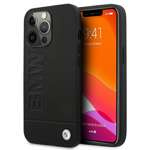 Cover BMW Apple iPhone 13 Pro Max Signature Logo Imprint Black Hardcase
