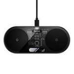 Baseus Digital LED Display caricatore wireless doppio con display digitale 20W nero (WXSX010101)