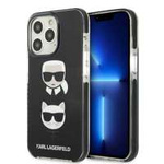 Karl Lagerfeld KLHCP13XTPE2TK iPhone 13 Pro Max 6,7" hardcase nero/nero Karl&Choupette Head