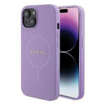 Guess GUHMP15SPSAHMCU iPhone 15 6,1" viola/viola rigidocase Saffiano MagSafe