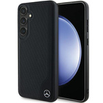 Etui Mercedes MEHMS24M23RBGVK Samsung Galaxy S24 Plus S926 czarny/black hardcase Leather Debossed Line MagSafe Case