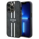 Etui Guess GUHMP15LP4RPSK iPhone 15 Pro 6.1" czarny/black hardcase 4G Printed Stripes MagSafe Case