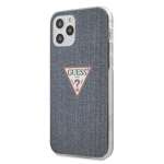 Cover GUESS Apple iPhone 12 12 Pro Jeans Collection GUHCP12MPCUJULDB Blu navy Hardcase