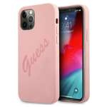 Cover GUESS Apple iPhone 12 Pro Max Script Vintage GUHCP12LLSVSPI Rosa Hardcase