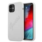 Cover GUESS Apple iPhone 12 Mini Script Vintage GUHCP12SLSVSCR Crema Hardcase