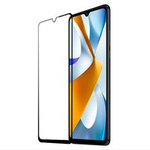Proteggi schermo in vetro temperato Dux Ducis 9D per Xiaomi Poco C40 9H con cornice nera