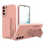 Wozinsky Kickstand Case Cover in silicone per Samsung Galaxy S22 + rosa