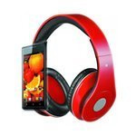Rebeltec cuffie cablate AUDIOFEEL2 in-ear rosso