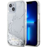 Cover Guess GUHCP14SLCSGSGH iPhone 14 6,1" bianco/bianco durocase Liquid Glitter Marmo Case