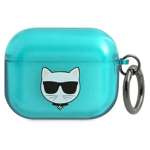 Cover KARL LAGERFELD Apple AirPods Pro Choupette Custodia blu